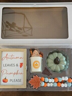 Fall Tray or Table Decorations By Huntington Home ALDI